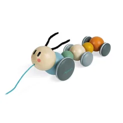 Janod Jouets À Promener & À Pousser*Chenille à Promener Sweet Cocoon (bois)