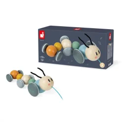 Janod Jouets À Promener & À Pousser*Chenille à Promener Sweet Cocoon (bois)