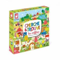 Janod Jeux De Mémoire & D'Associations|Jeux Éducatifs Maternelle*Cherche et Trouve les Chiffres