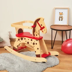 Janod Jouets À Bascule, Porteurs & Chariots*Cheval à Bascule Caramel (bois)