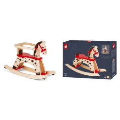 Janod Jouets À Bascule, Porteurs & Chariots*Cheval à Bascule Caramel (bois)
