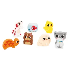 Janod Puzzles En Bois Premier Âge|Puzzles En Bois Premier Âge*Chunky Puzzle Animaux Familiers 7 pièces