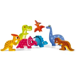 Janod Puzzles En Bois Premier Âge|Puzzles En Bois Premier Âge*Chunky Puzzle Dinosaures 7 pièces