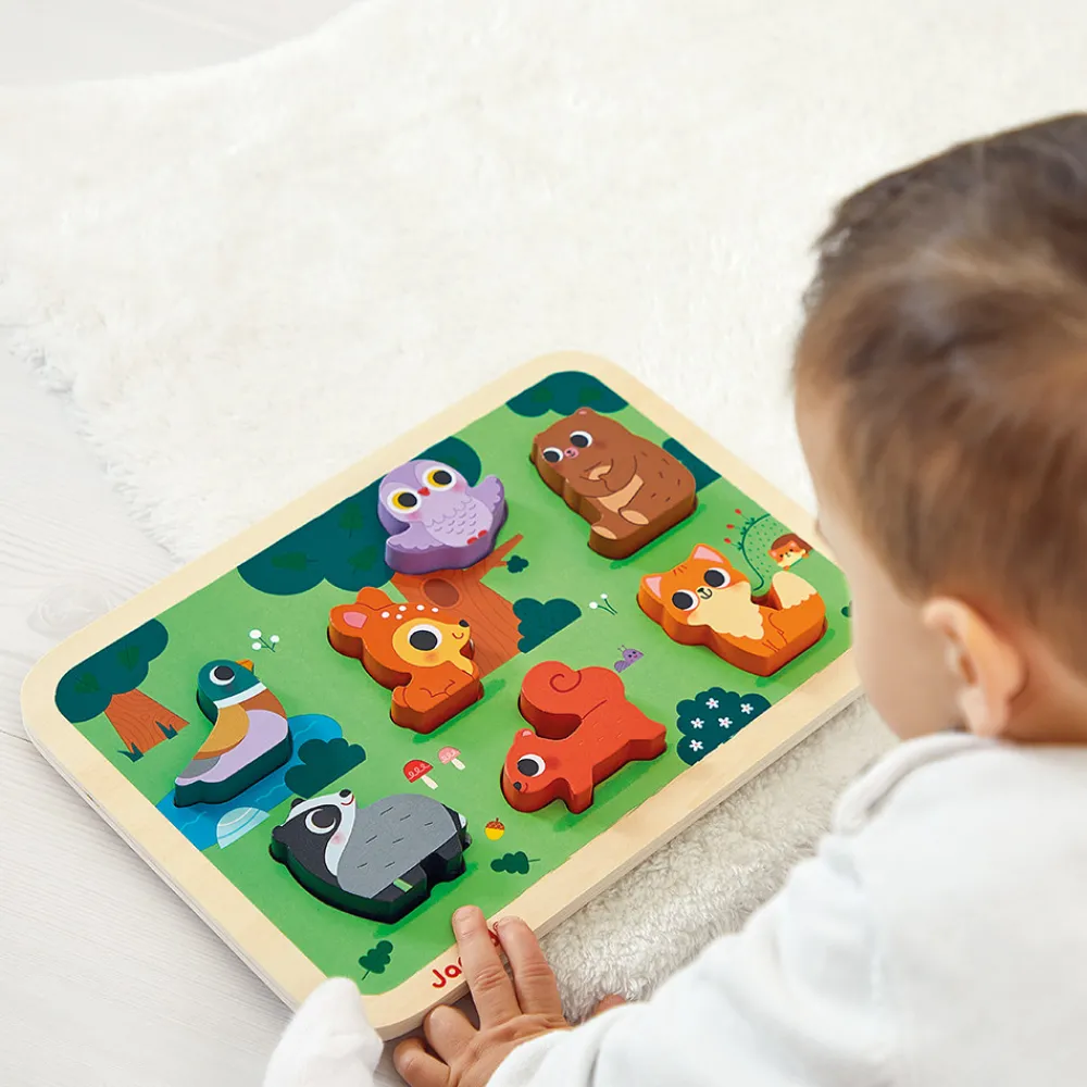 Janod Puzzles En Bois Premier Âge|Puzzles En Bois Premier Âge*Chunky Puzzle Forêt 7 pièces