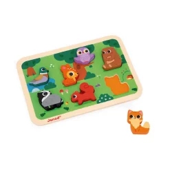 Janod Puzzles En Bois Premier Âge|Puzzles En Bois Premier Âge*Chunky Puzzle Forêt 7 pièces