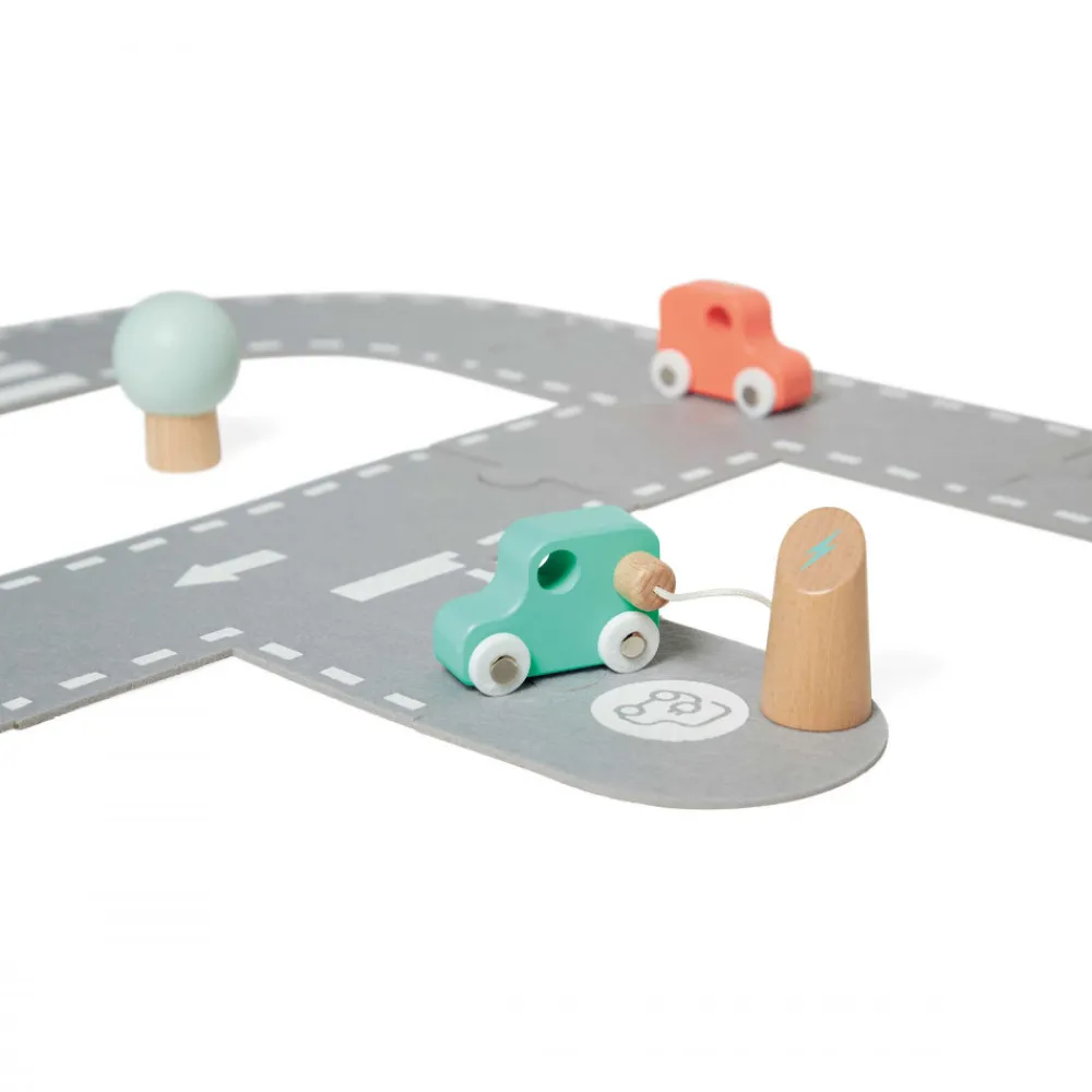 Janod Trains & Circuits|Véhicules, Garages & Voitures*Circuit en Feutrine Bolid