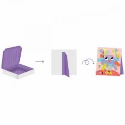 Janod Tampons & Papeterie*Coffret Créatif Découpage et Collage - 4 ans