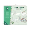 Janod Peinture Par Numéro & Coloriage*Coffret Créatif Dessin 20 Modèles Dinos