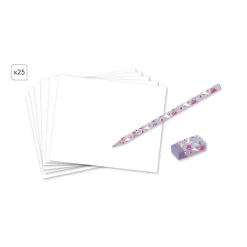 Janod Peinture Par Numéro & Coloriage*Coffret Créatif Dessin 20 Modèles Fantasy