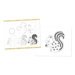 Janod Peinture Par Numéro & Coloriage*Coffret Créatif Dessin 20 Modèles Animaux