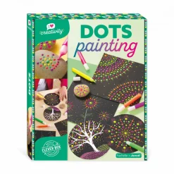 Janod Peinture Par Numéro & Coloriage*Coffret créatif Dots Painting