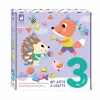 Janod Mosaïques & Gommettes*Coffret créatif Gommettes Géométriques - 3 ans