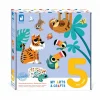 Janod Mosaïques & Gommettes*Coffret Créatif Gommettes et Décors Jungle - 5 ans