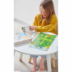 Janod Mosaïques & Gommettes*Coffret Créatif Gommettes et Décors Jungle - 5 ans