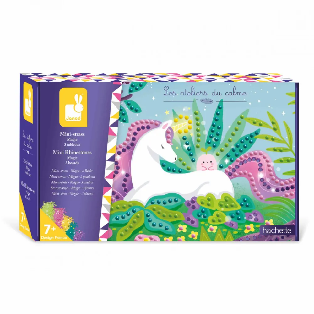 Janod Sable, Paillettes, Dorure & Strass|Collection "Les Ateliers Du Calme"*Coffret créatif Mini Strass Magie