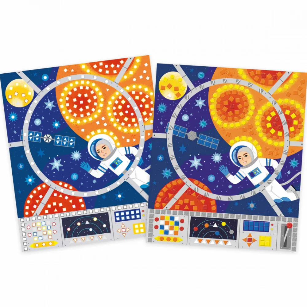 Janod Mosaïques & Gommettes|Collection "Les Ateliers Du Calme"*Coffret Créatif Mosaïques Espace