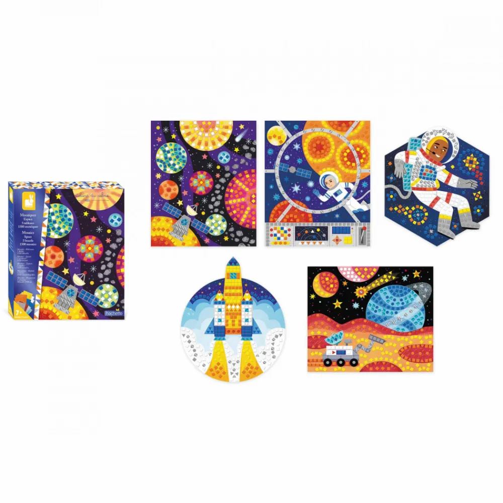 Janod Mosaïques & Gommettes|Collection "Les Ateliers Du Calme"*Coffret Créatif Mosaïques Espace