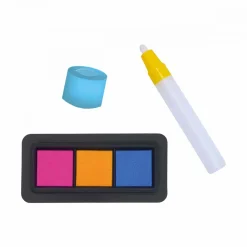 Janod Peinture Par Numéro & Coloriage|Tampons & Papeterie*Coffret Créatif Multiactivités - 3 ans