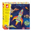 Janod Créations 3D|Sable, Paillettes, Dorure & Strass*Coffret Créatif Multiactivités Aventuriers de l'Air