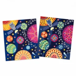Janod Créations 3D|Sable, Paillettes, Dorure & Strass*Coffret Créatif Multiactivités Aventuriers de l'Air