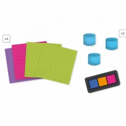Janod Peinture Par Numéro & Coloriage|Mosaïques & Gommettes*Coffret Créatif Multiactivités - 5 ans