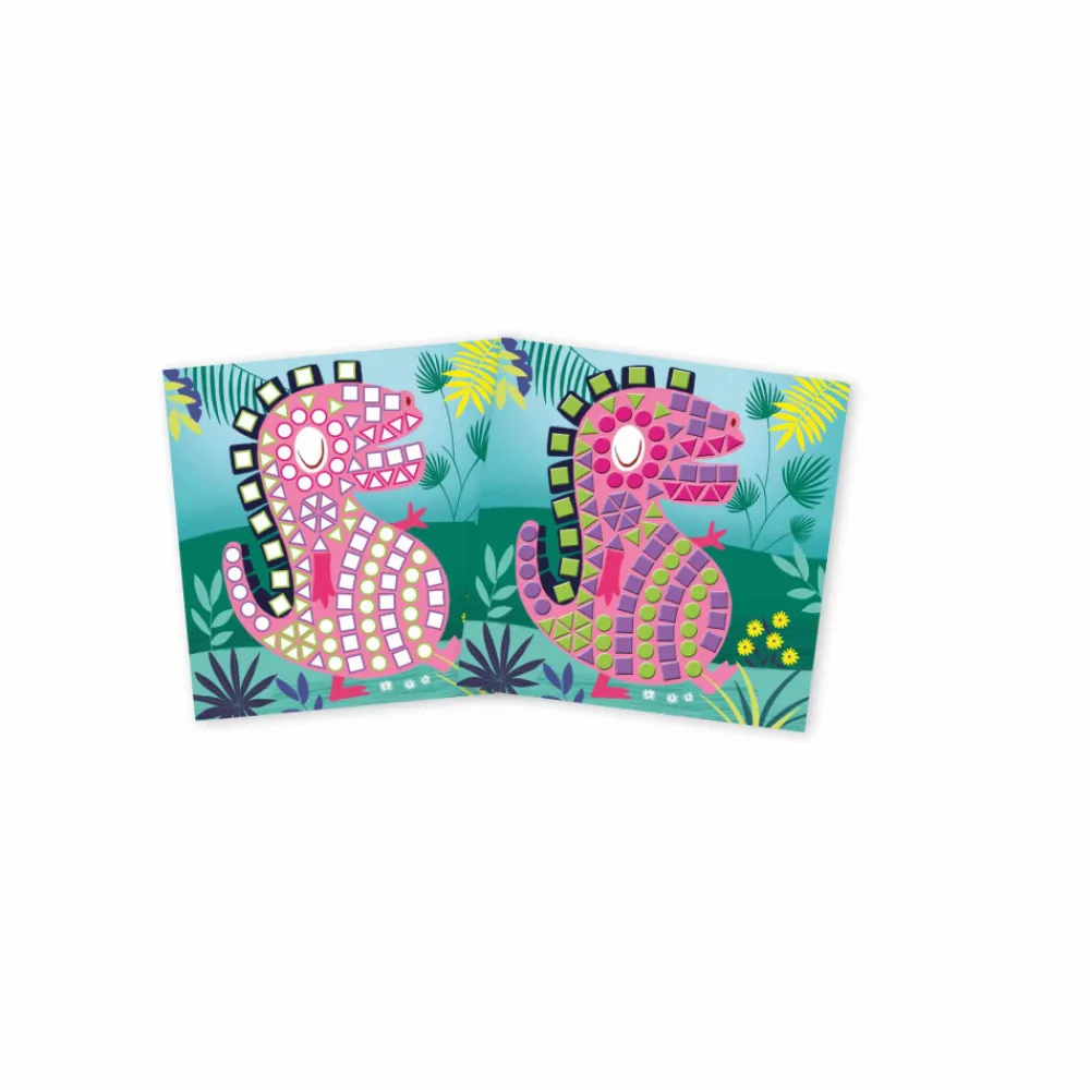 Janod Peinture Par Numéro & Coloriage|Mosaïques & Gommettes*Coffret Créatif Multiactivités - 5 ans