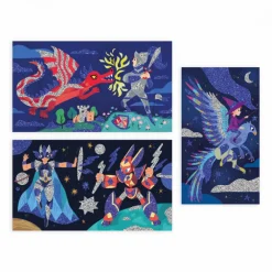 Janod Sable, Paillettes, Dorure & Strass|Collection "Les Ateliers Du Calme"*Coffret créatif Paillettes Héros