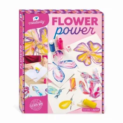Janod Peinture Par Numéro & Coloriage*Coffret Créatif Peinture Flower Power