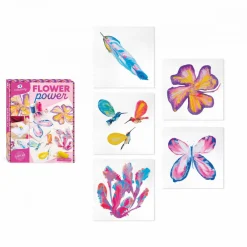 Janod Peinture Par Numéro & Coloriage*Coffret Créatif Peinture Flower Power