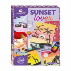 Janod Peinture Par Numéro & Coloriage*Coffret Créatif Peinture Sunset Lover