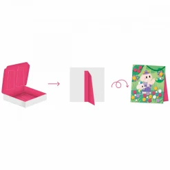 Janod Mosaïques & Gommettes|Tampons & Papeterie*Coffret Créatif Pompons - 3 ans