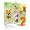 Janod Mosaïques & Gommettes*Coffret Créatif Stickers Epais Repositionnables - 2 ans