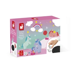 Janod Tampons & Papeterie*Coffret de 15 Tampons Unicorn Stampinoo