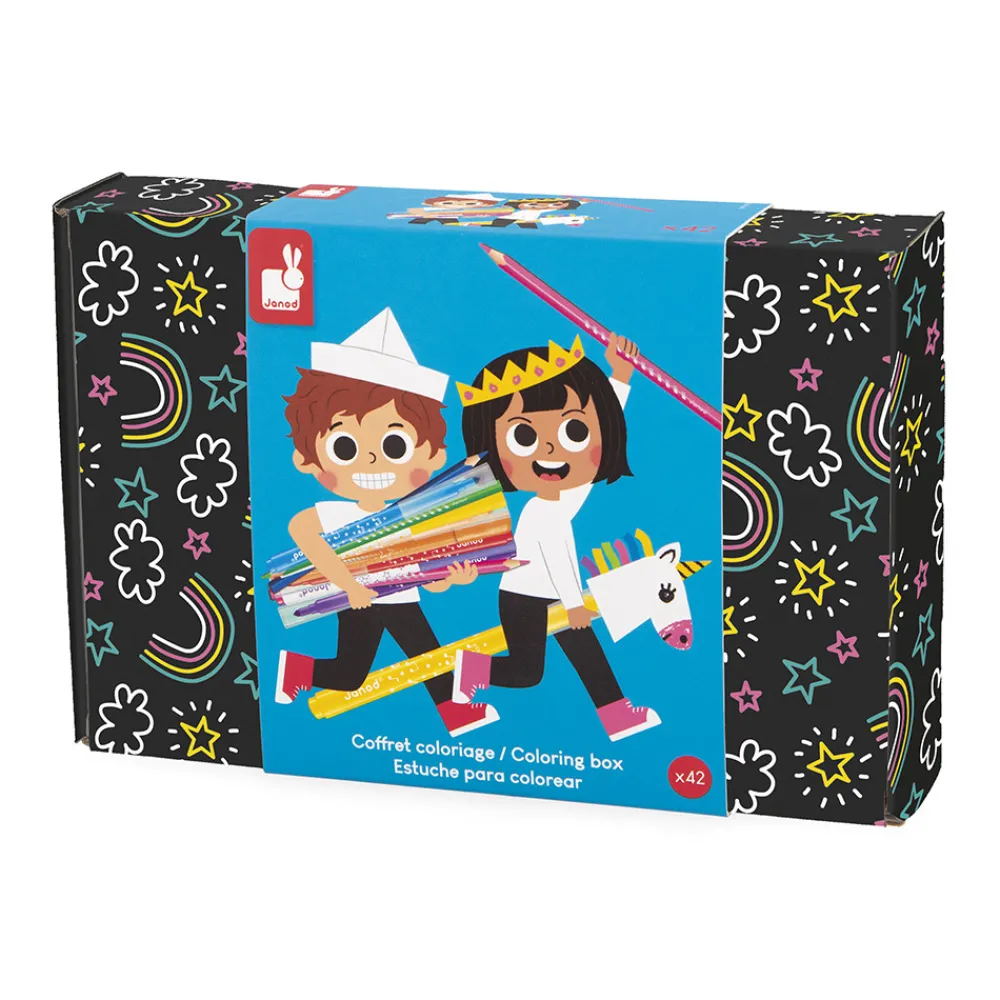 Janod Peinture Par Numéro & Coloriage*Coffret de Coloriage