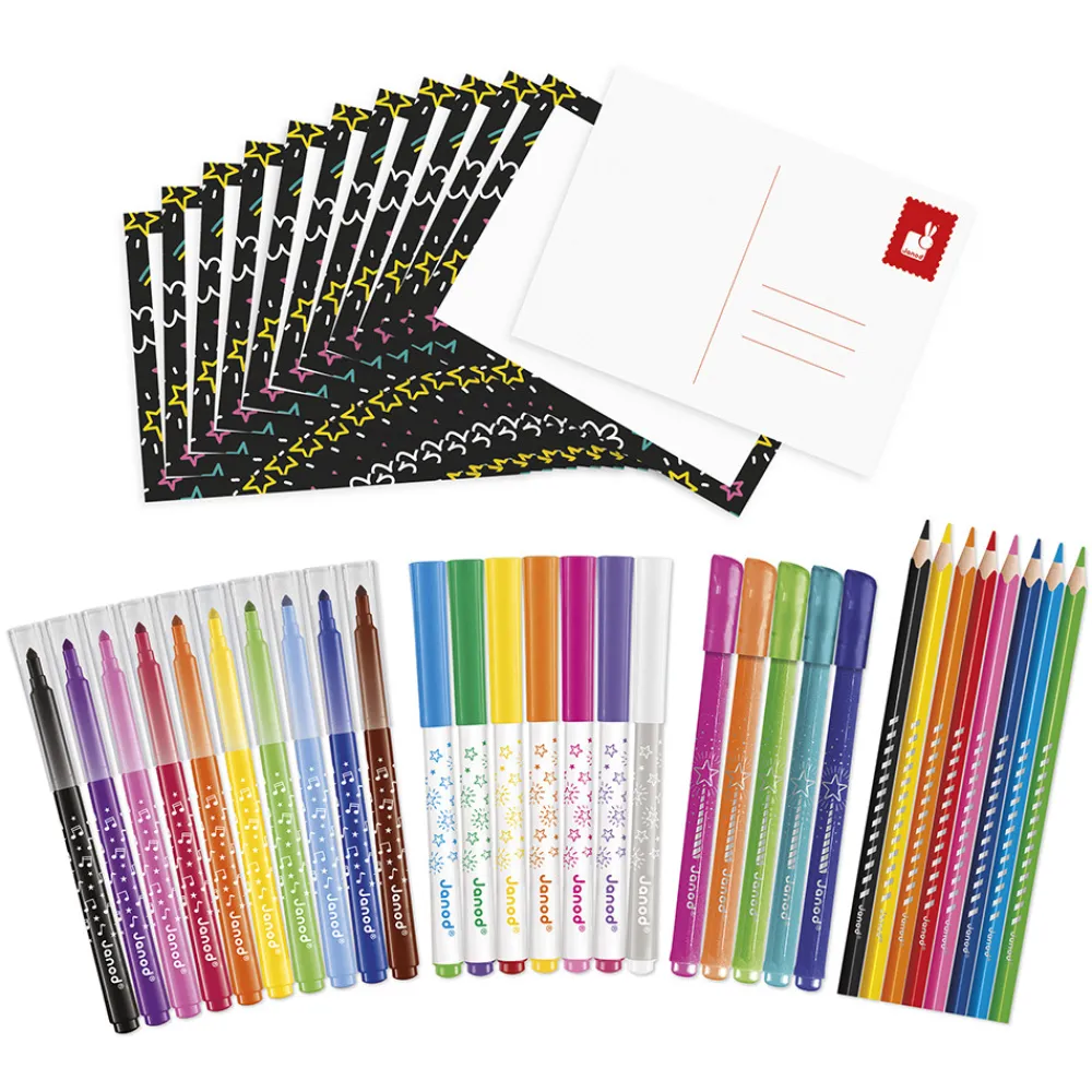 Janod Peinture Par Numéro & Coloriage*Coffret de Coloriage