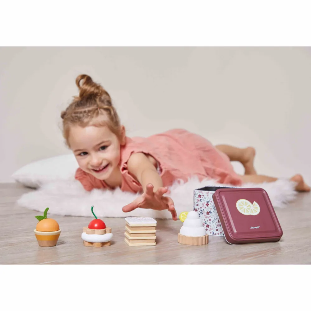 Janod Imitation Métiers|Cuisines, Dinettes & Marchandes*Coffret de Pâtisseries Twist