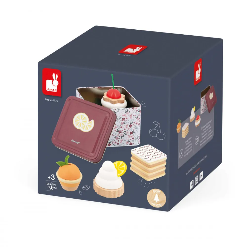 Janod Imitation Métiers|Cuisines, Dinettes & Marchandes*Coffret de Pâtisseries Twist