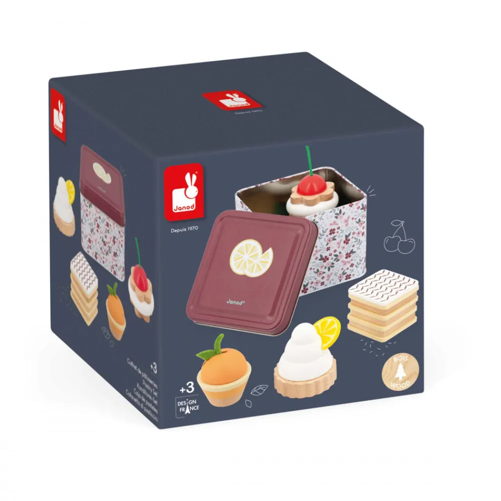 Janod Imitation Métiers|Cuisines, Dinettes & Marchandes*Coffret de Pâtisseries Twist