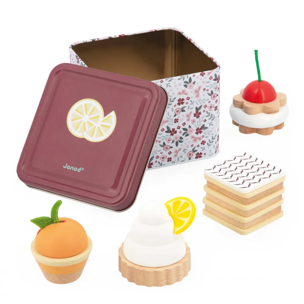 Janod Imitation Métiers|Cuisines, Dinettes & Marchandes*Coffret de Pâtisseries Twist