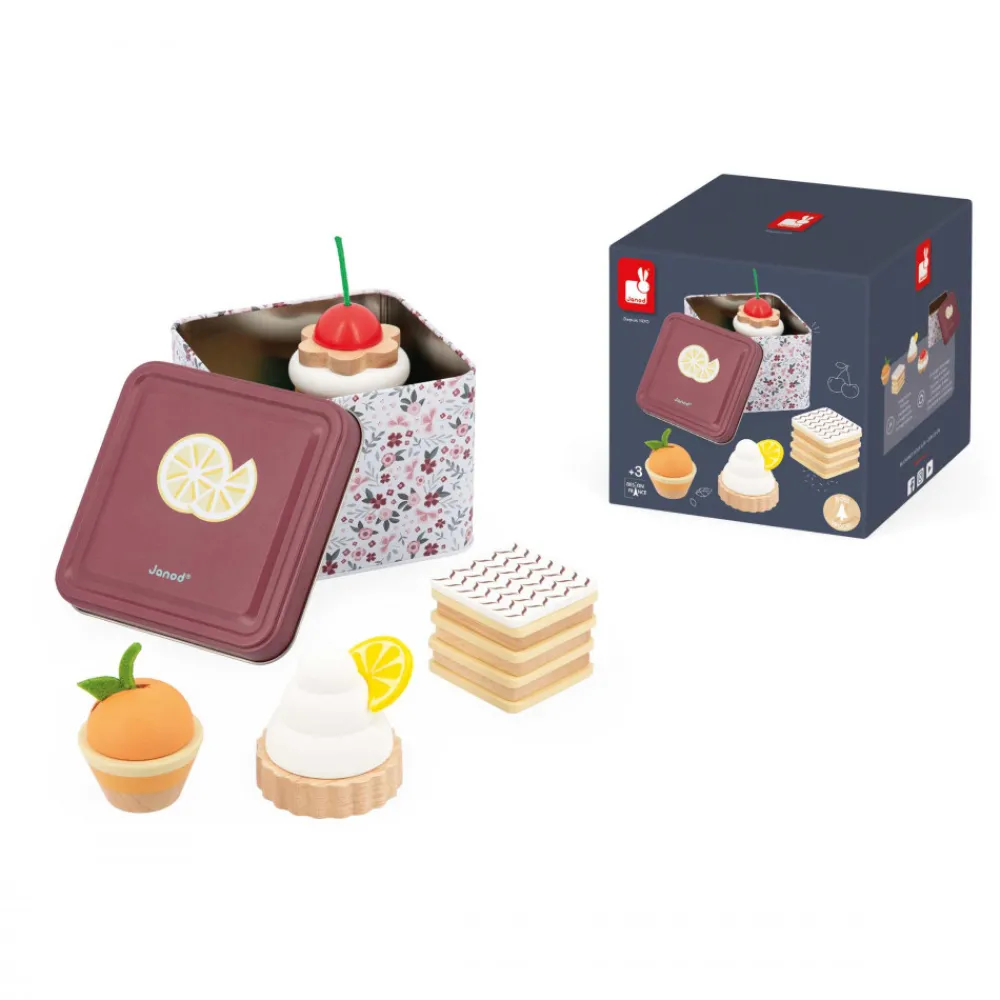 Janod Imitation Métiers|Cuisines, Dinettes & Marchandes*Coffret de Pâtisseries Twist