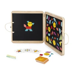 Janod Jeux Éducatifs Maternelle|Jeux Éducatifs Magnétiques*Coffret Magnétique Géométrique