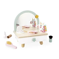 Janod Beauté*Coiffeuse de table en bois Licorne