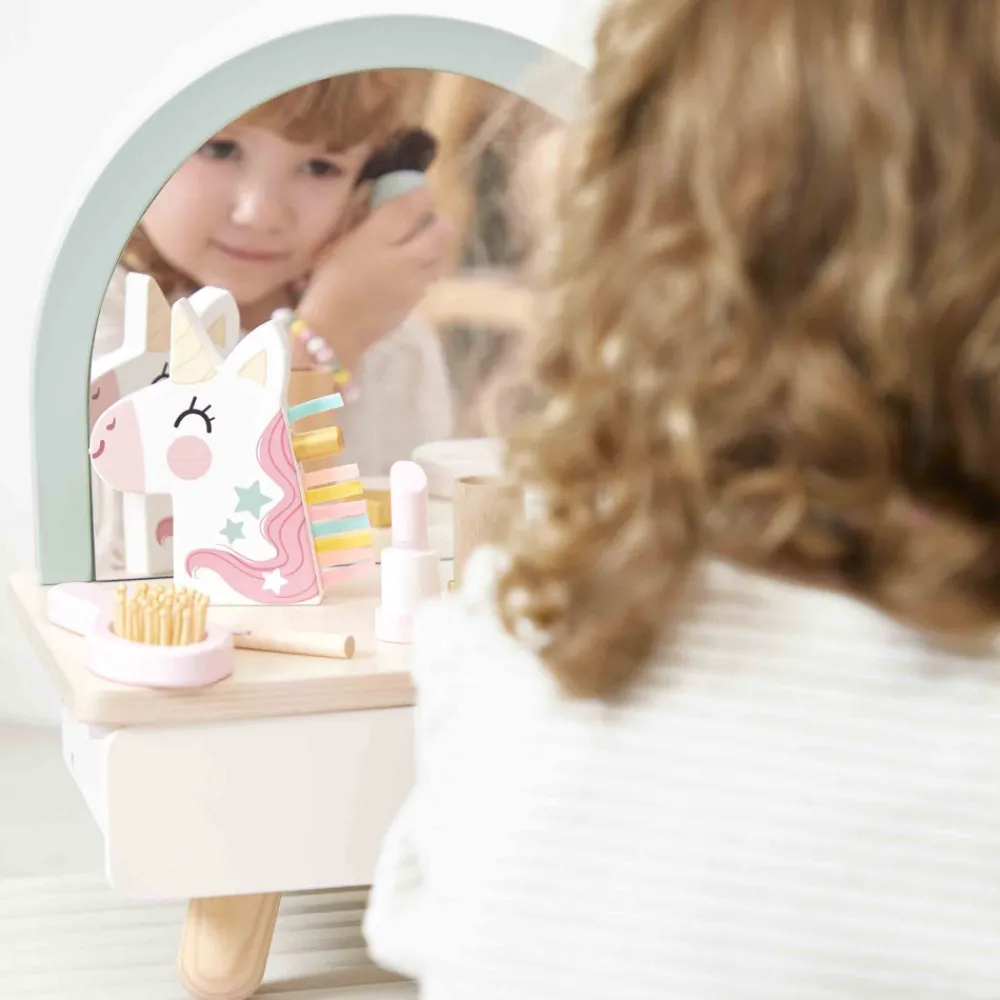 Janod Beauté*Coiffeuse de table en bois Licorne