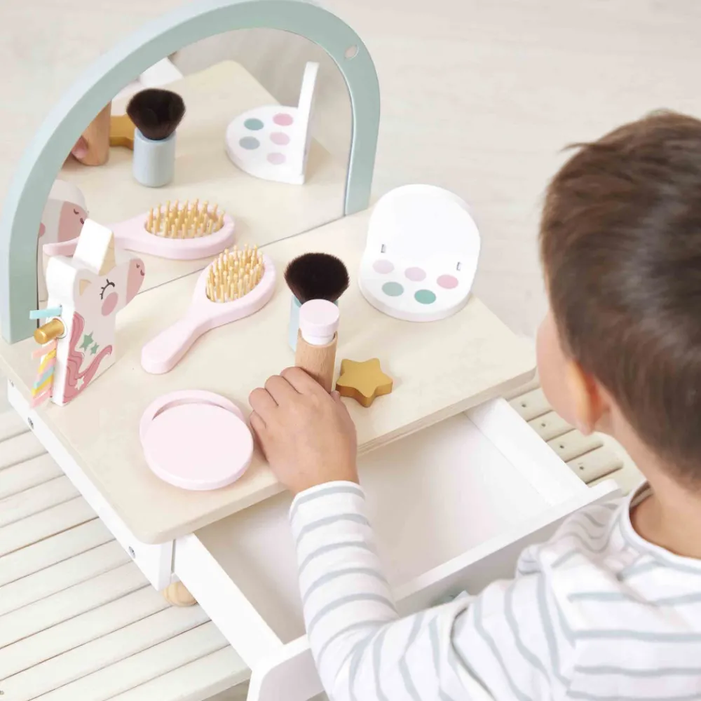 Janod Beauté*Coiffeuse de table en bois Licorne