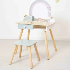 Janod Tables & Mobilier|Beauté*Coiffeuse en bois et accessoires Licorne