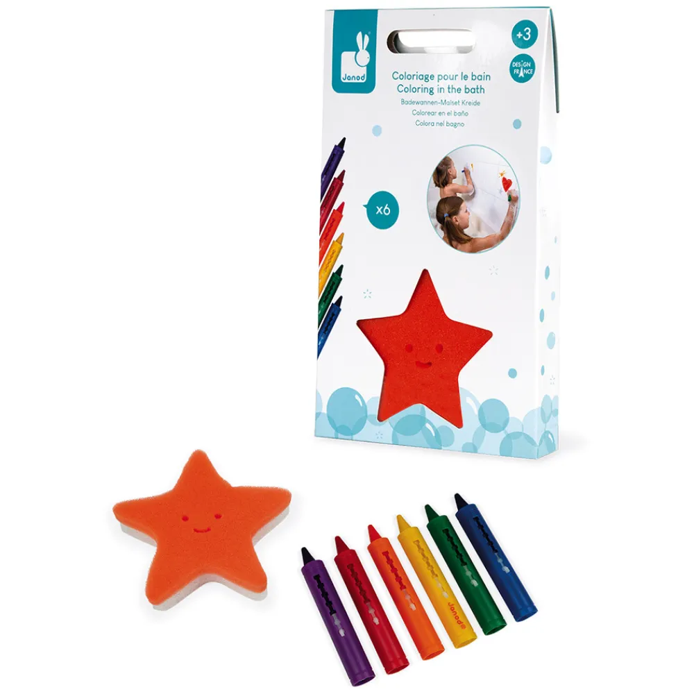Janod Coloriages & Jeux De Pêche À La Ligne*Coloriage dans le Bain