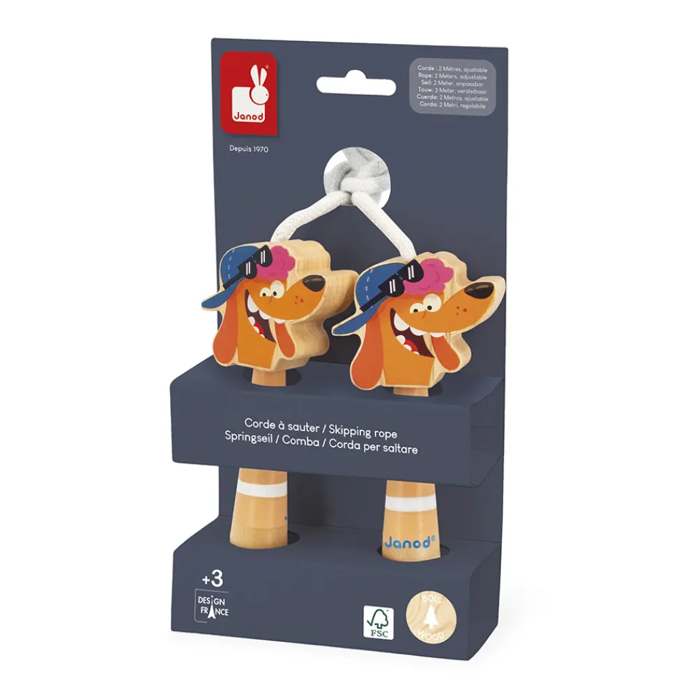 Janod Sports & Activités D'Extérieur*Corde à Sauter Chien Applepop