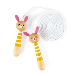 Janod Sports & Activités D'Extérieur*Corde à Sauter Lapin Happy Garden (bois)