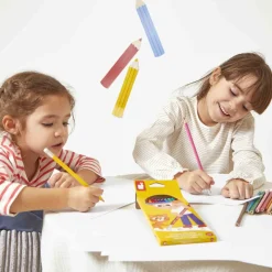Janod Peinture Par Numéro & Coloriage*Crayons Effaçables x12