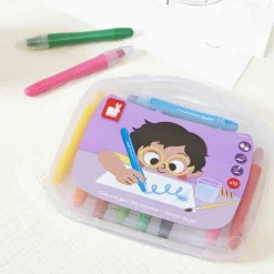 Janod Peinture Par Numéro & Coloriage*Crayons Gel x10